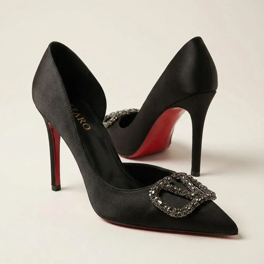 Luxe Statement black stiletto by Ozzaro