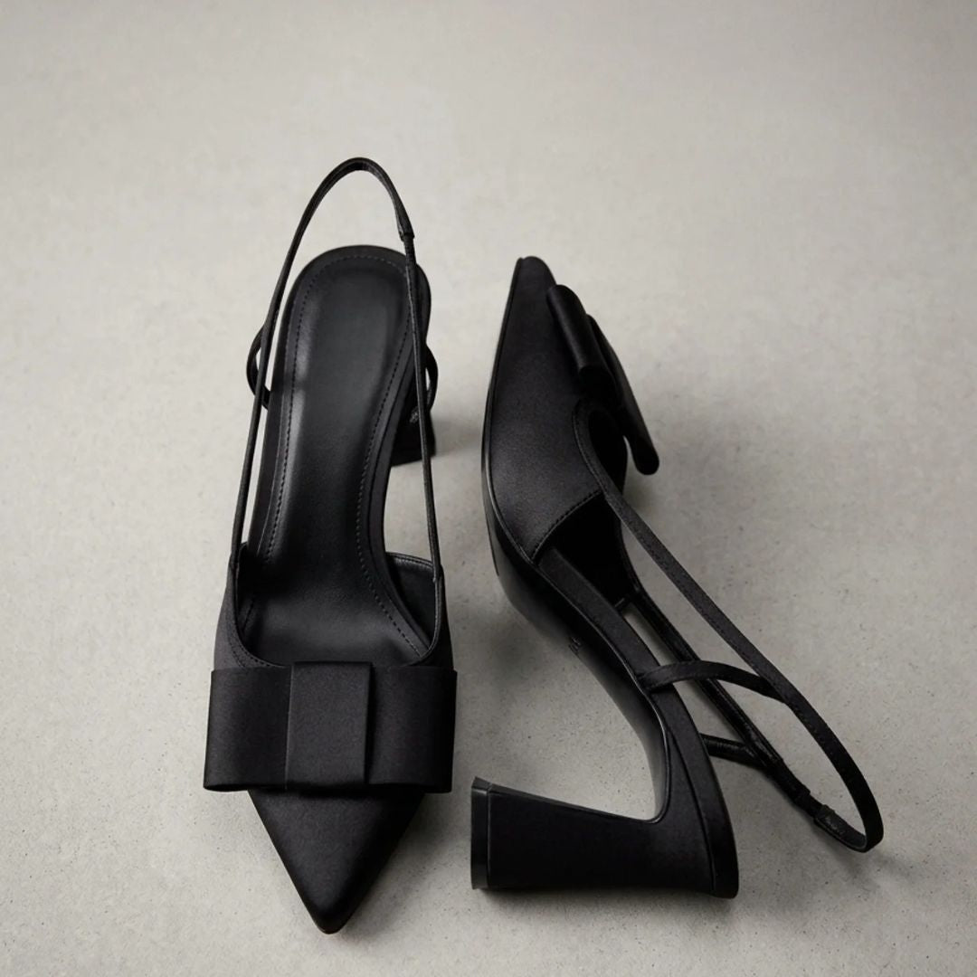 Bow Protocol black bow heel by Ozzaro