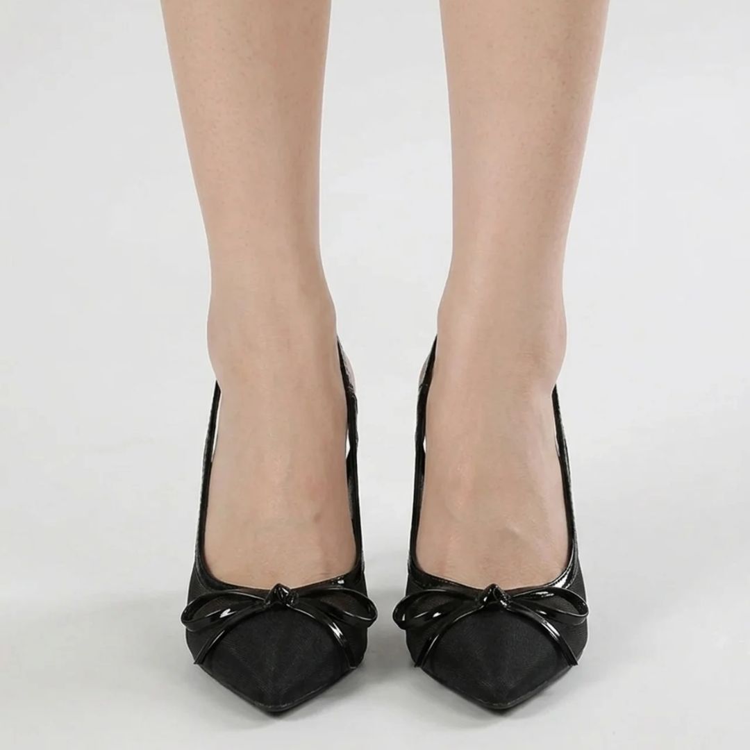 Lace Vibe - Black Party Heel