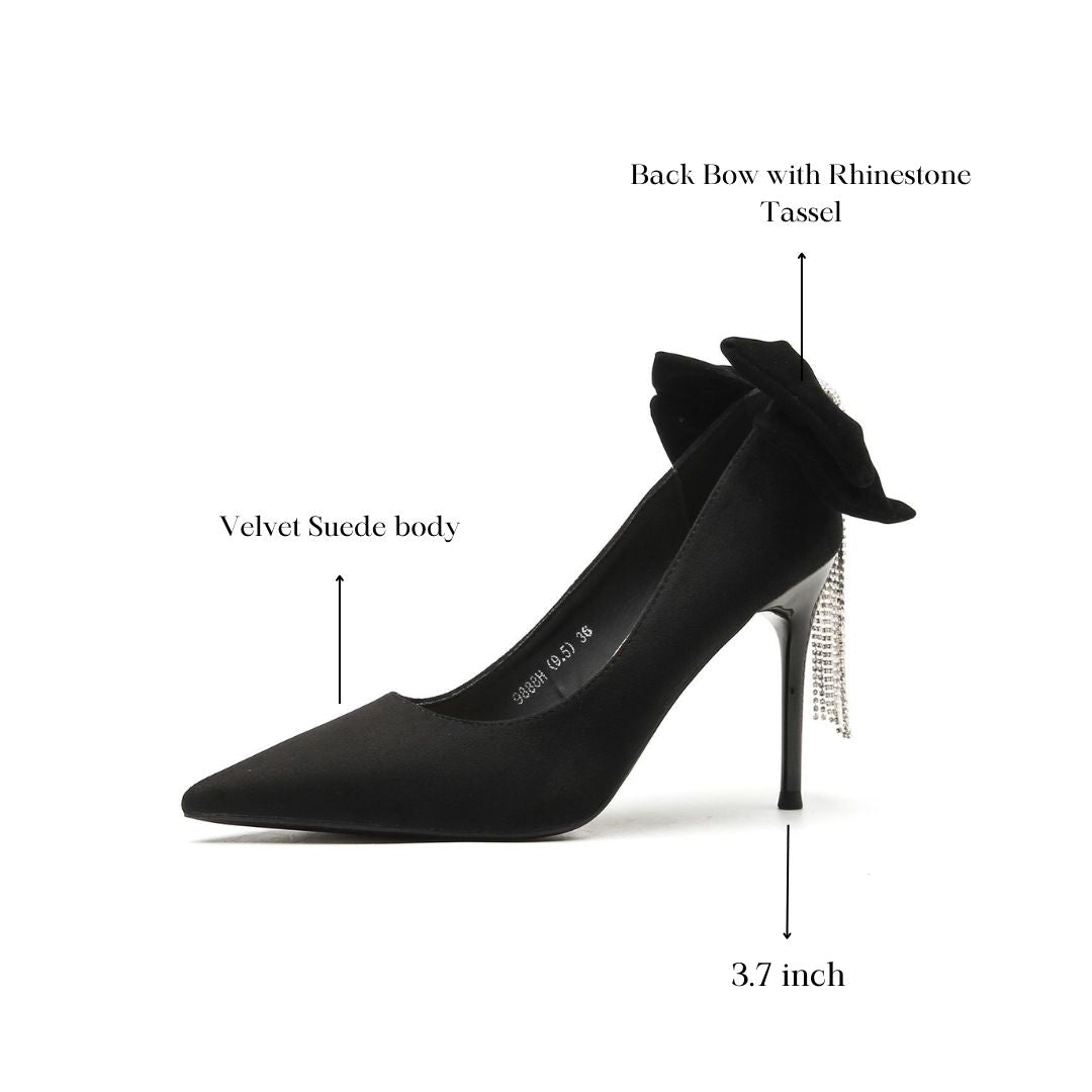 Jashn Bow — Cocktail & Wedding Heels | Ozzaro
