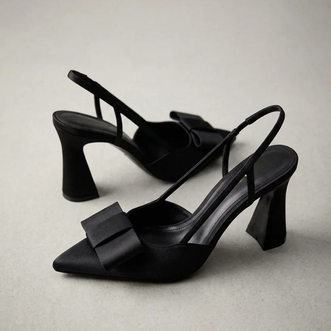Bow Protocol - Black Block Party Heel
