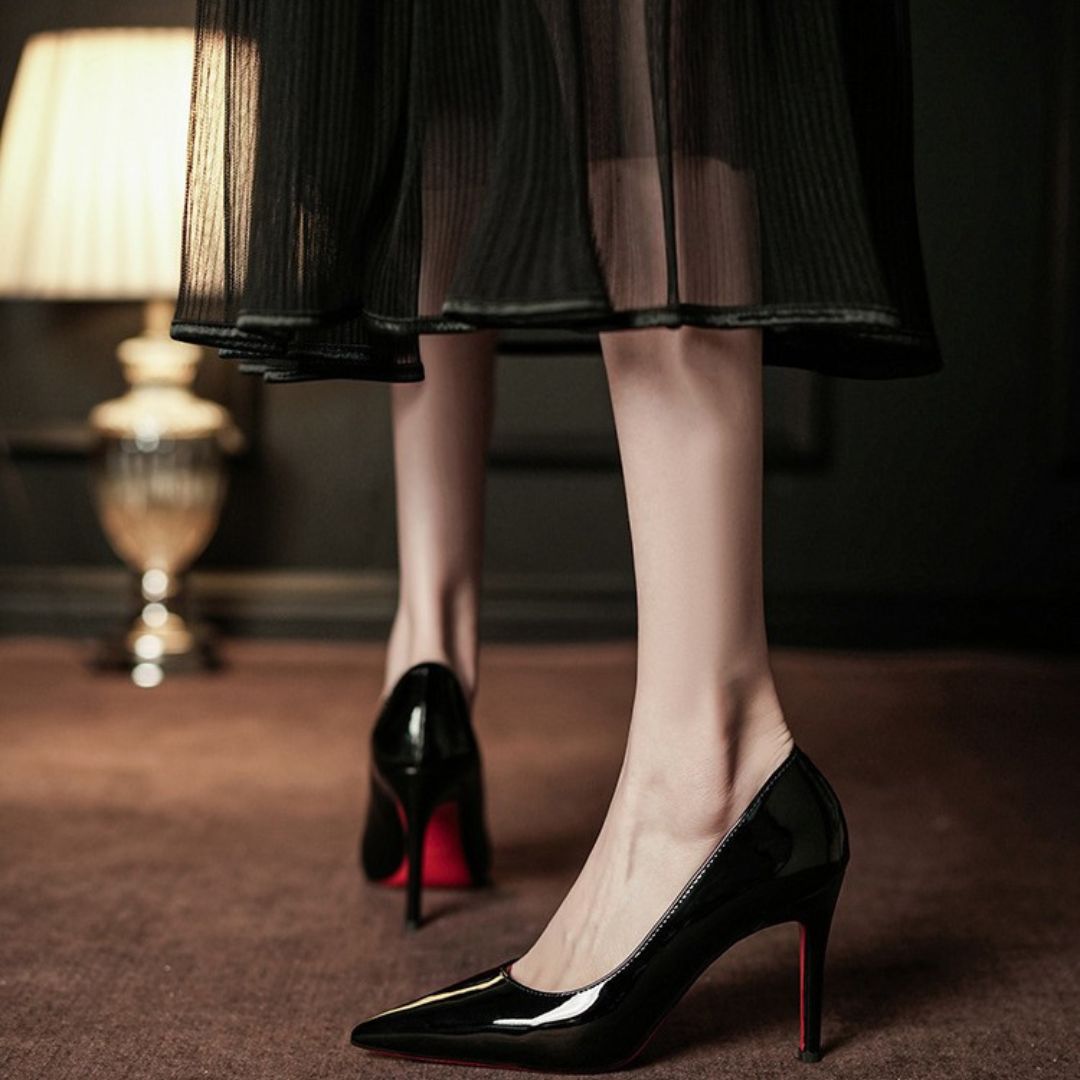 Black Red Bottom Party/Office Heel