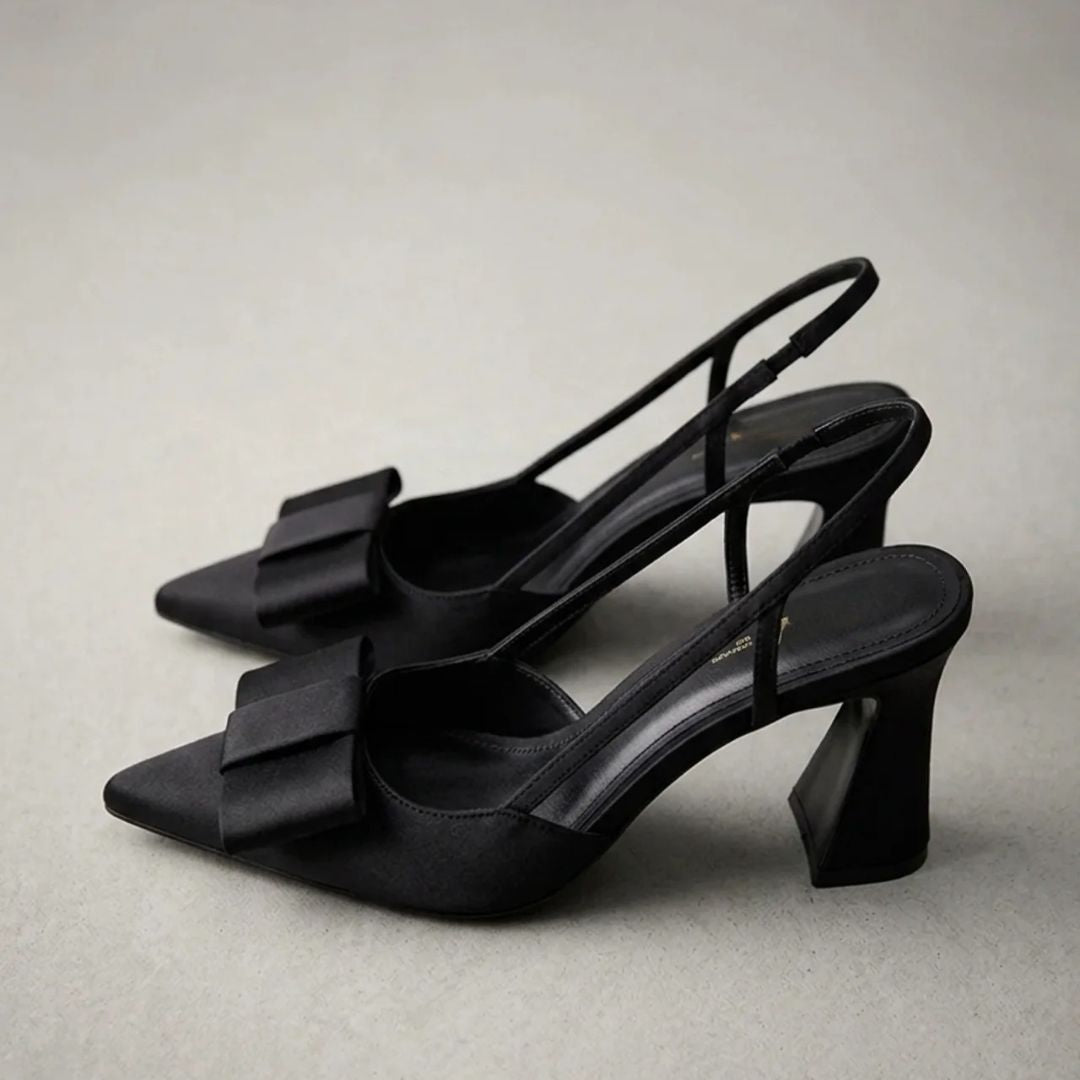 Bow Protocol - Black Block Party Heel