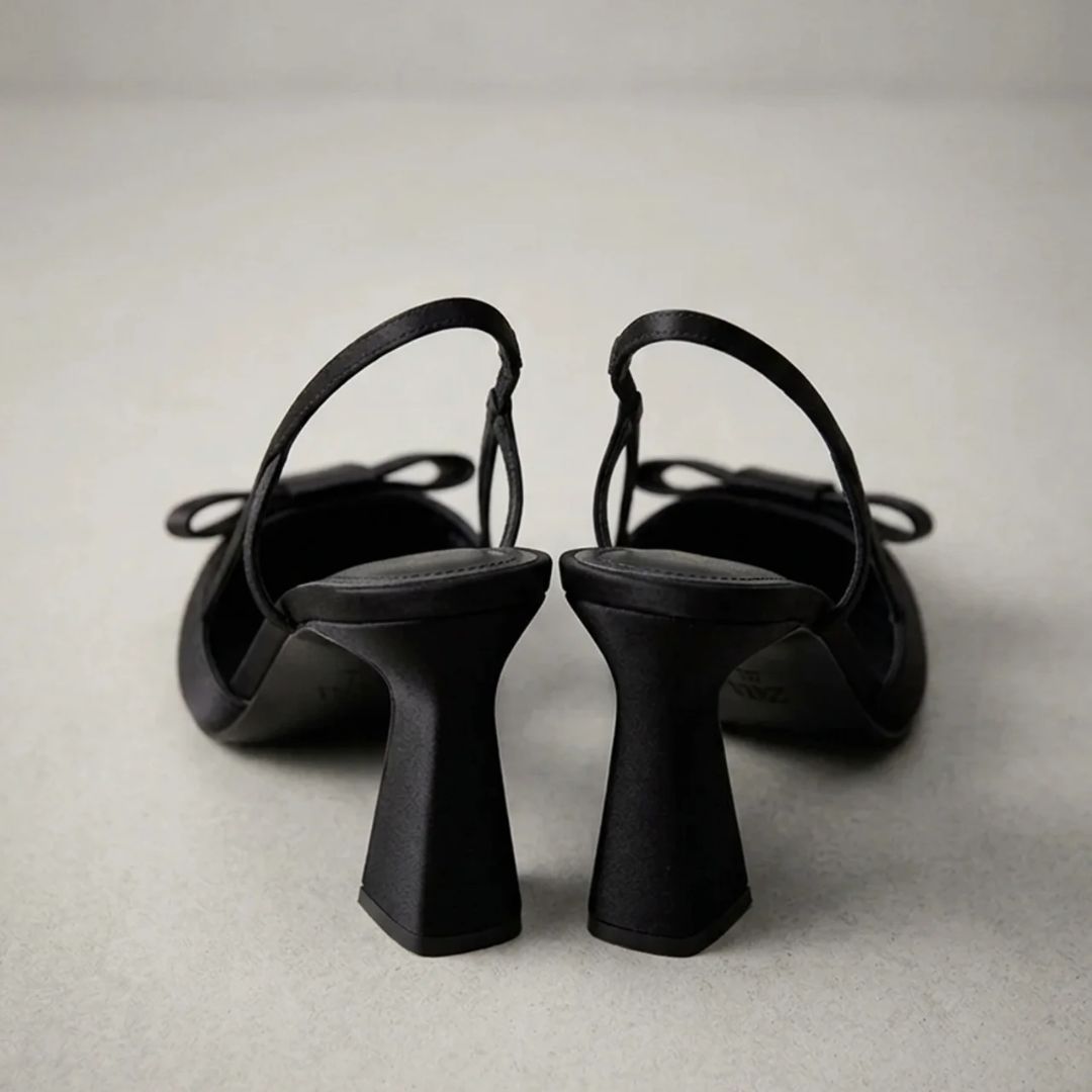 Bow Protocol - Black Block Party Heel