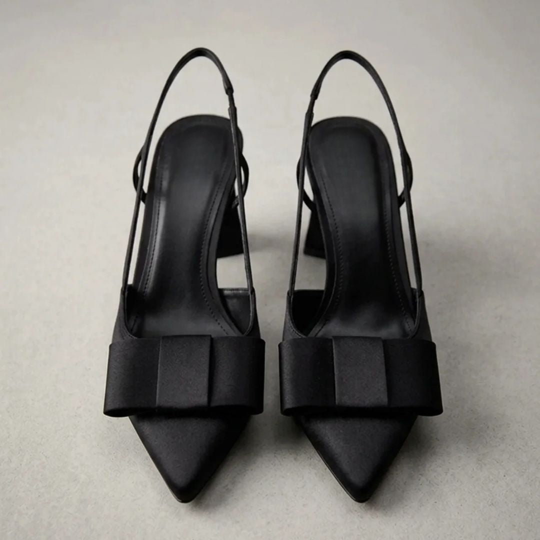 Bow Protocol - Black Block Party Heel