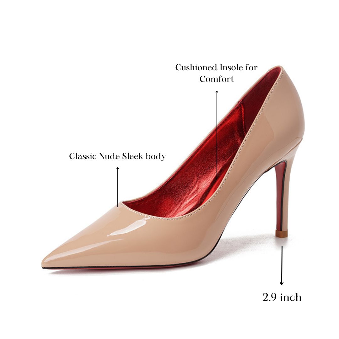 Nude Red Bottom Heel