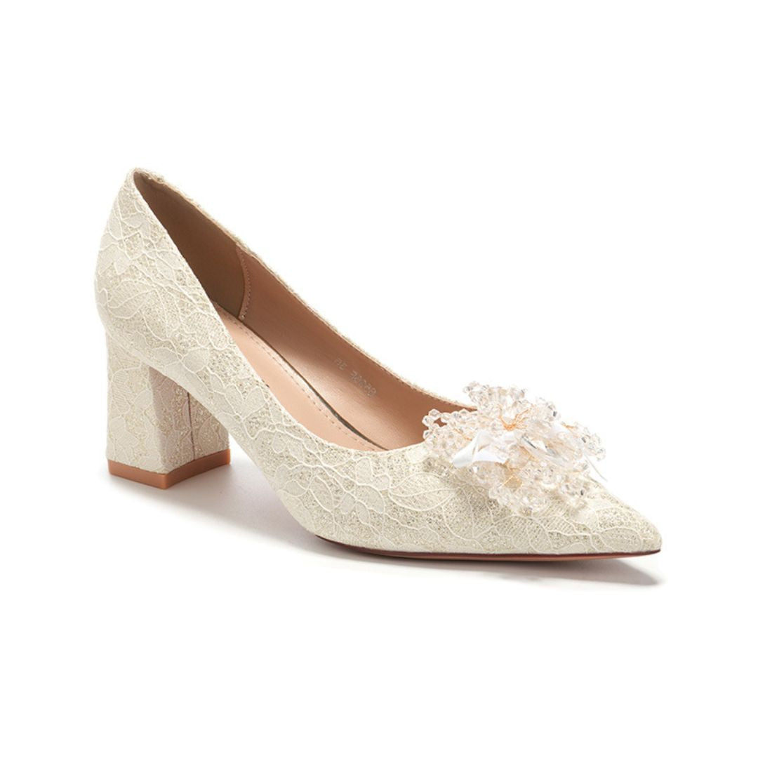 Phulkari — Golden Bridal & Wedding Heels | Ozzaro