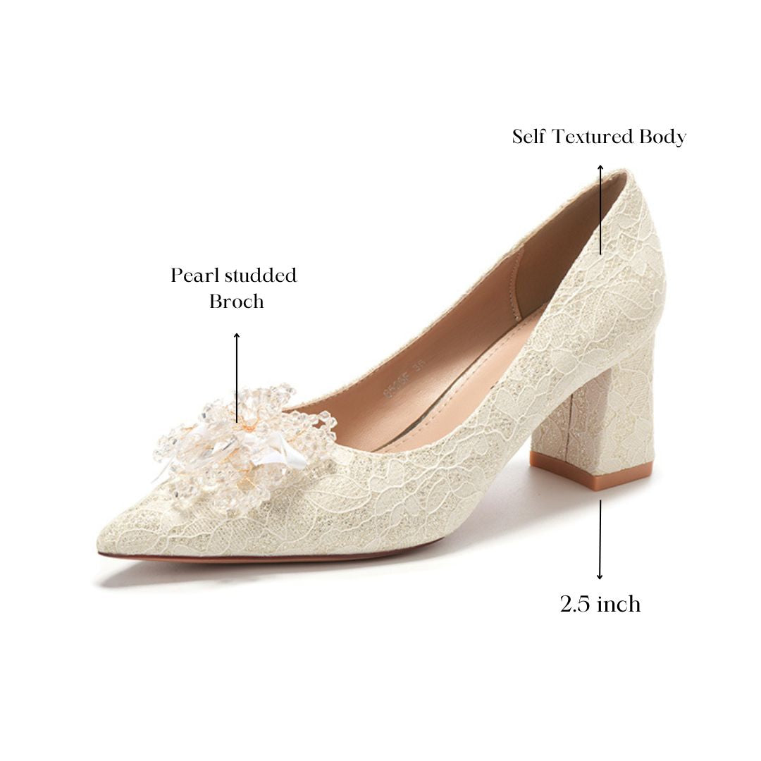Phulkari — Golden Bridal & Wedding Heels | Ozzaro