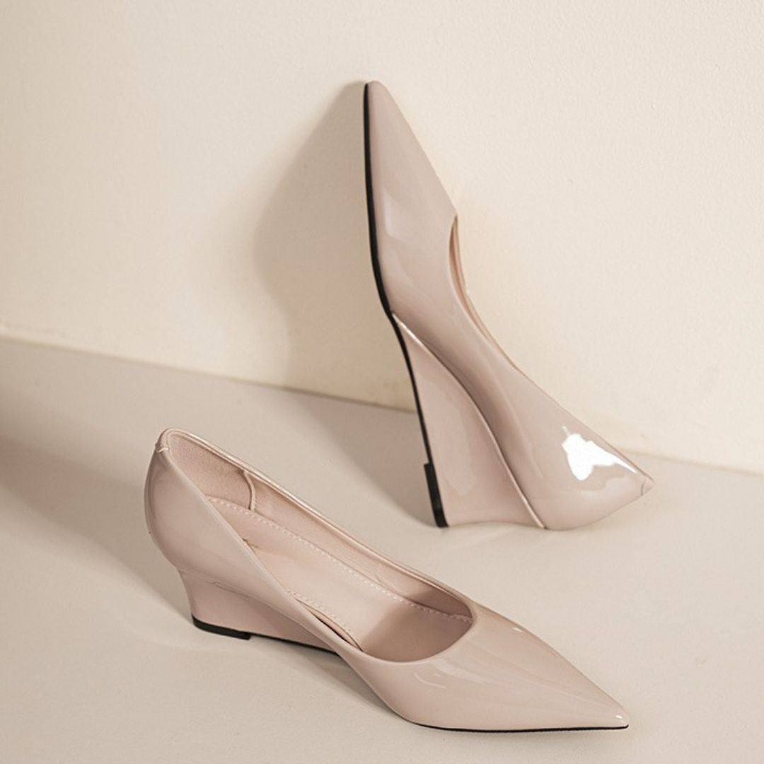 Nude Blush Wedge