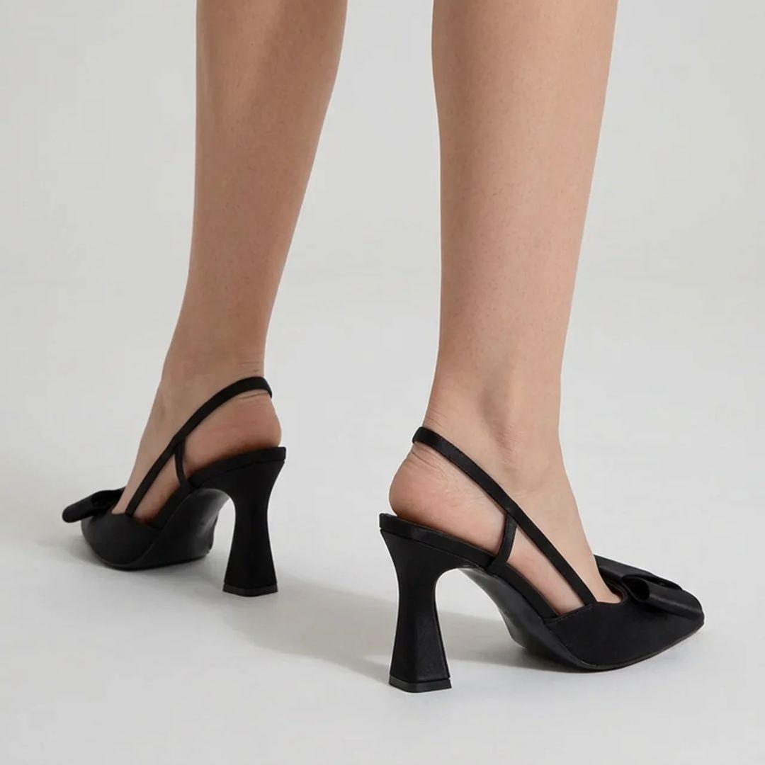 Bow Protocol - Black Block Party Heel