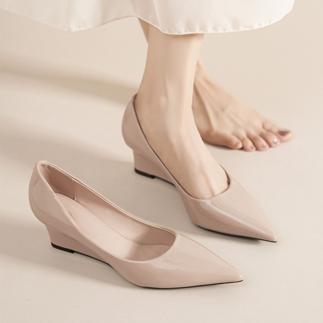 Nude Blush Wedge