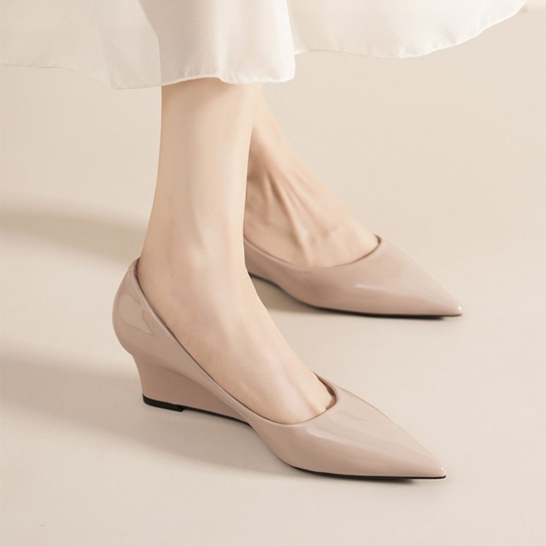 Nude Blush Wedge