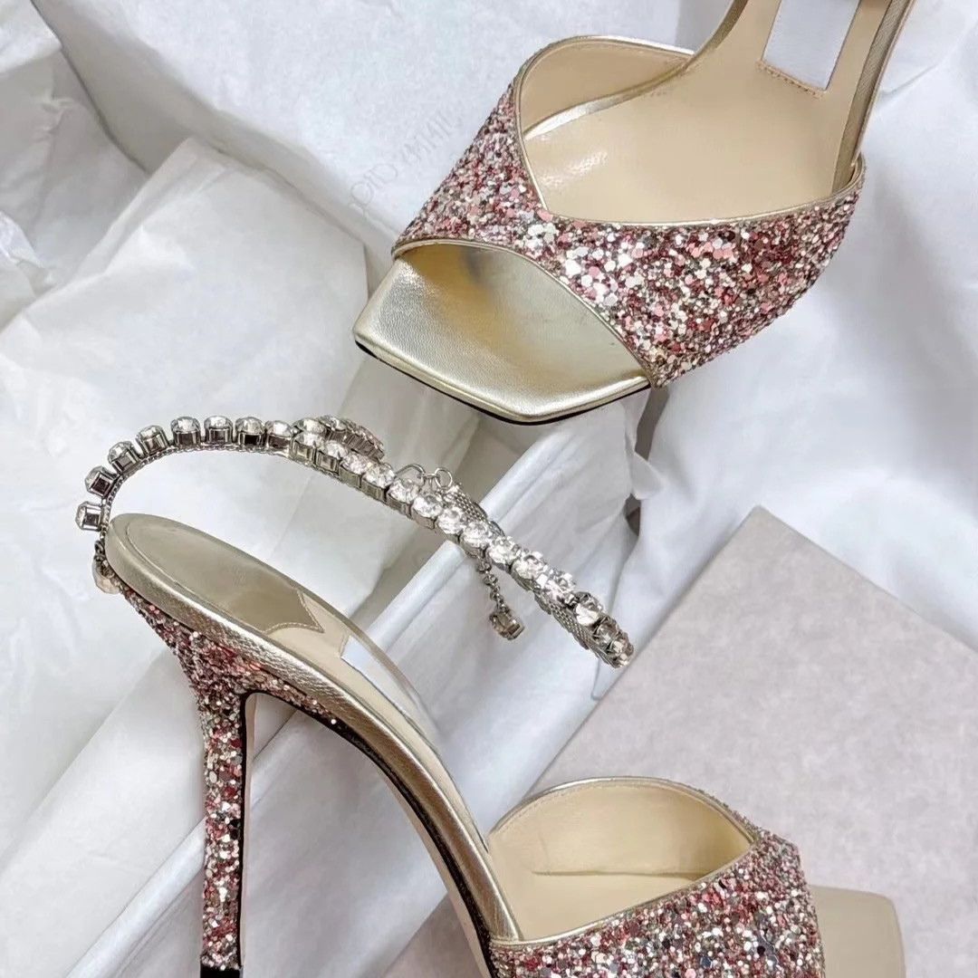 Crystal Link Heels