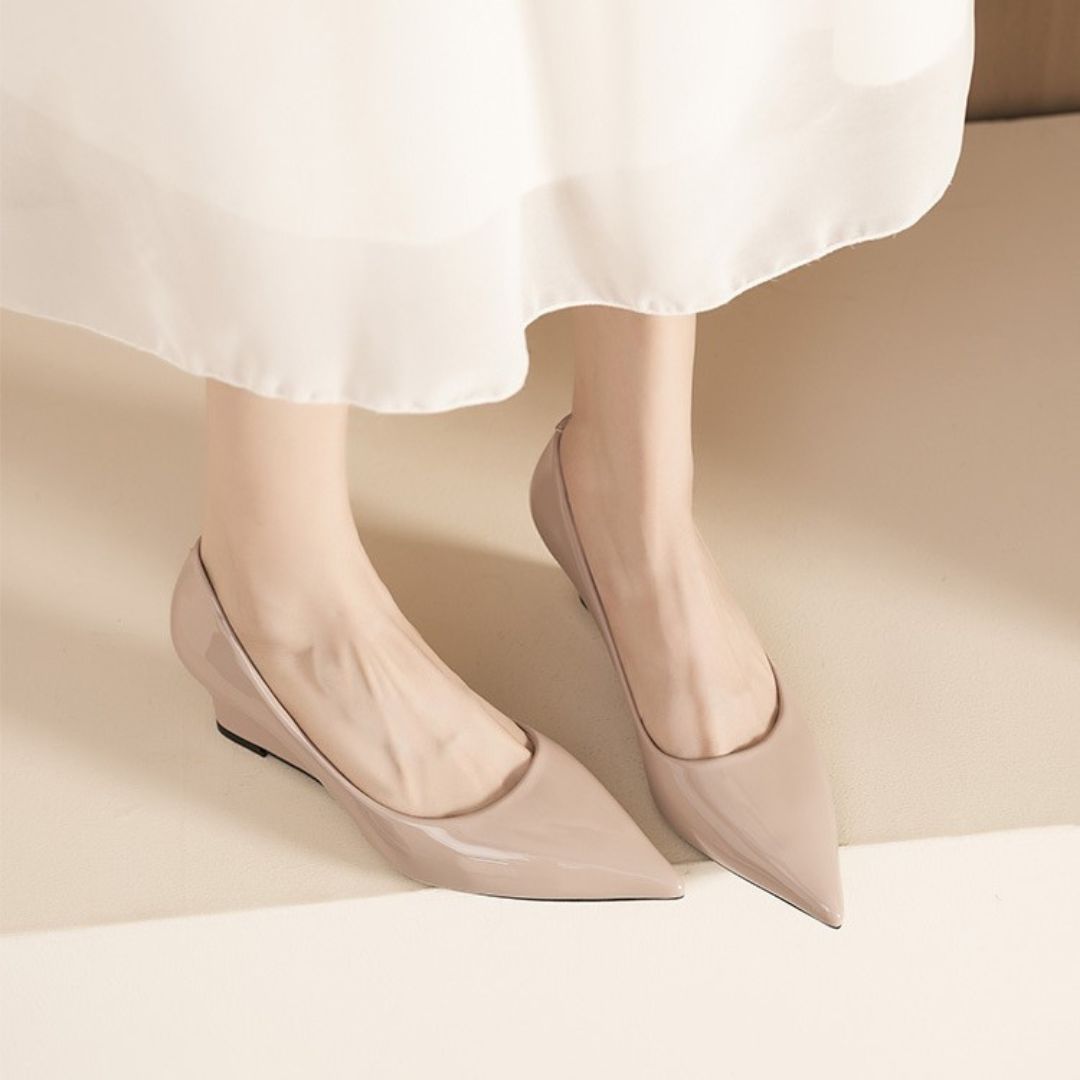 Nude Blush Wedge