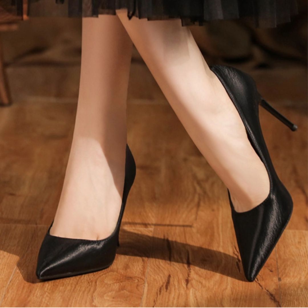 Dhamaka — Black Party & Formal Heels | Ozzaro
