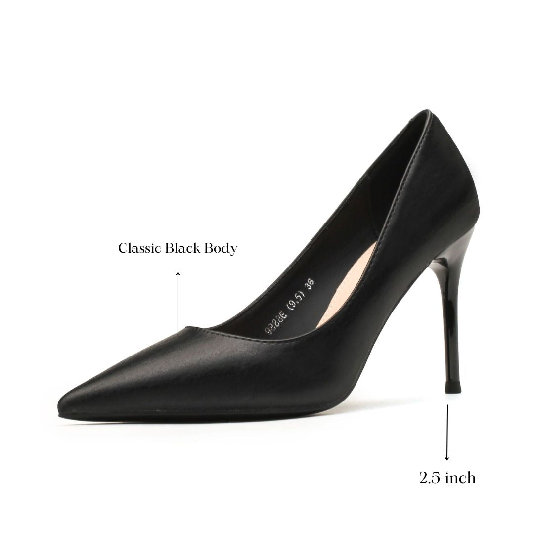 Dhamaka — Black Party & Formal Heels | Ozzaro