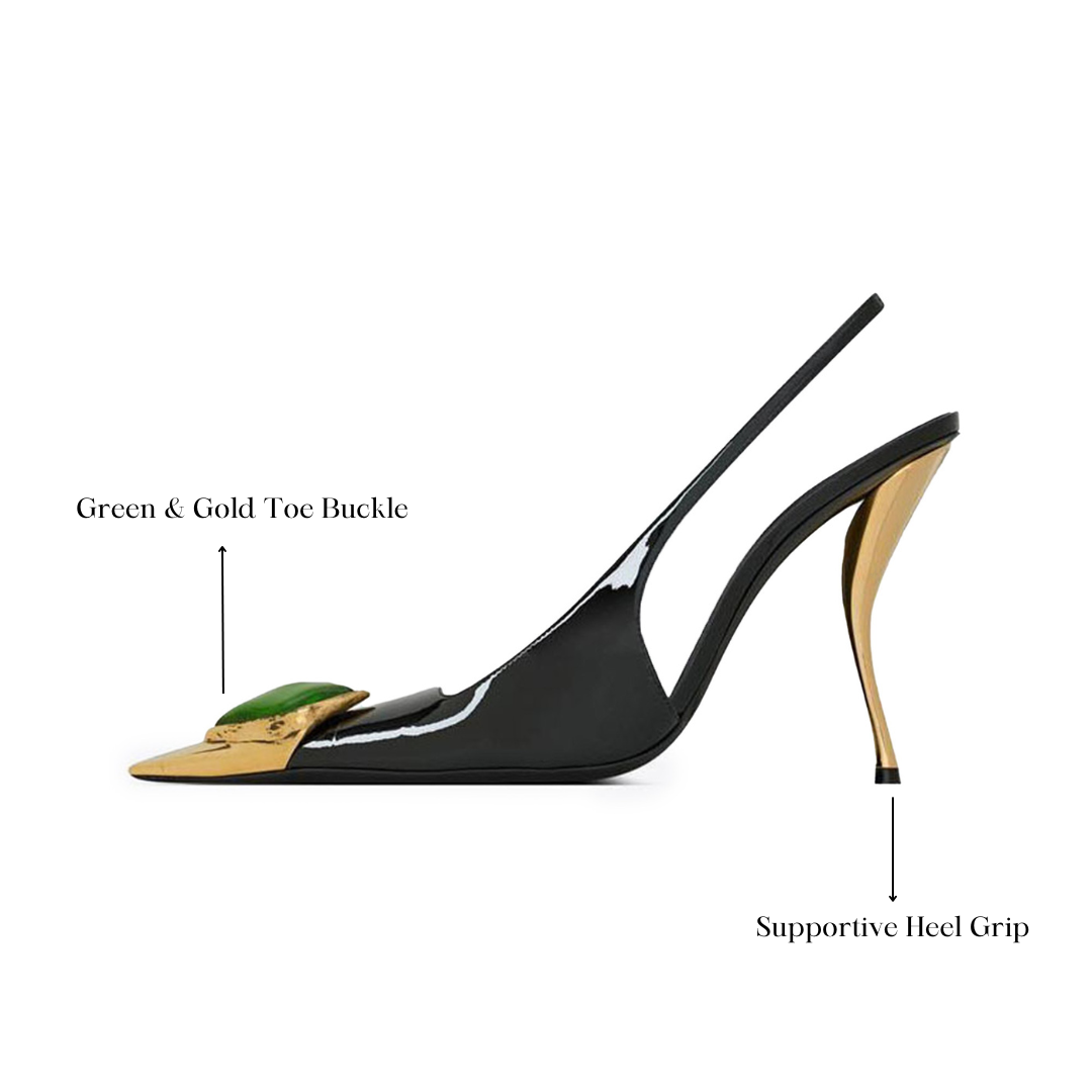 Parisian Chic Patent Stilettos