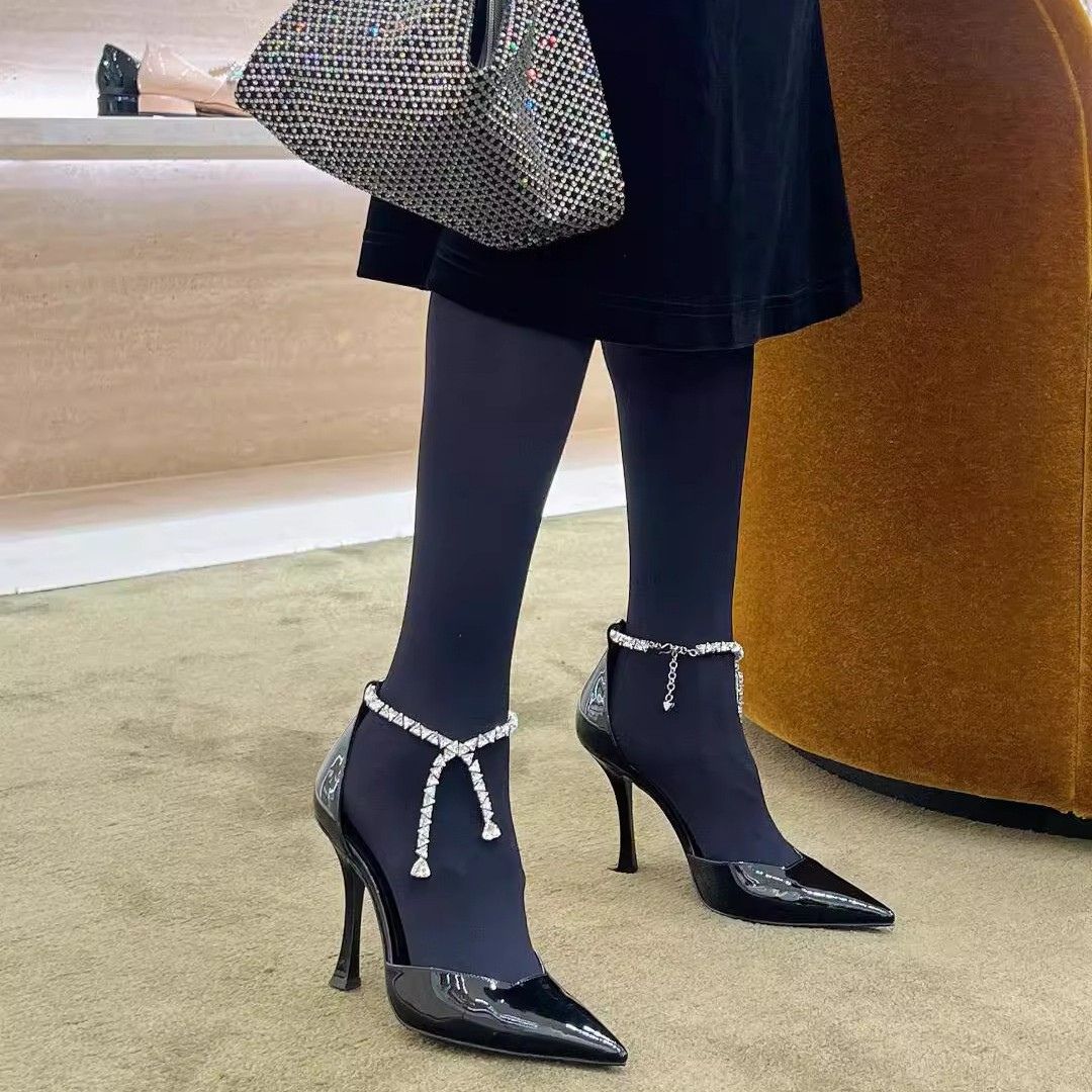 Black Party Heel 