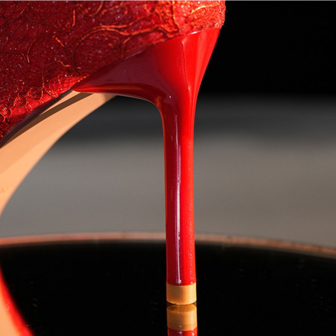Laal Ruby — Bridal & Festive Heels | Ozzaro