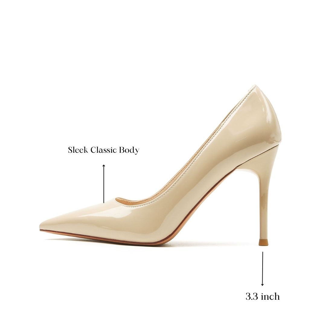 Nakhra — Nude Office & Formal Heels | Ozzaro