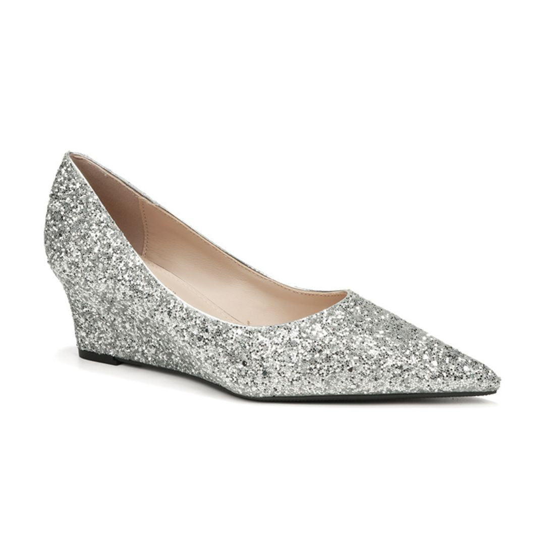 Shubh (Silver) — Bridal & Wedding Heels | Ozzaro