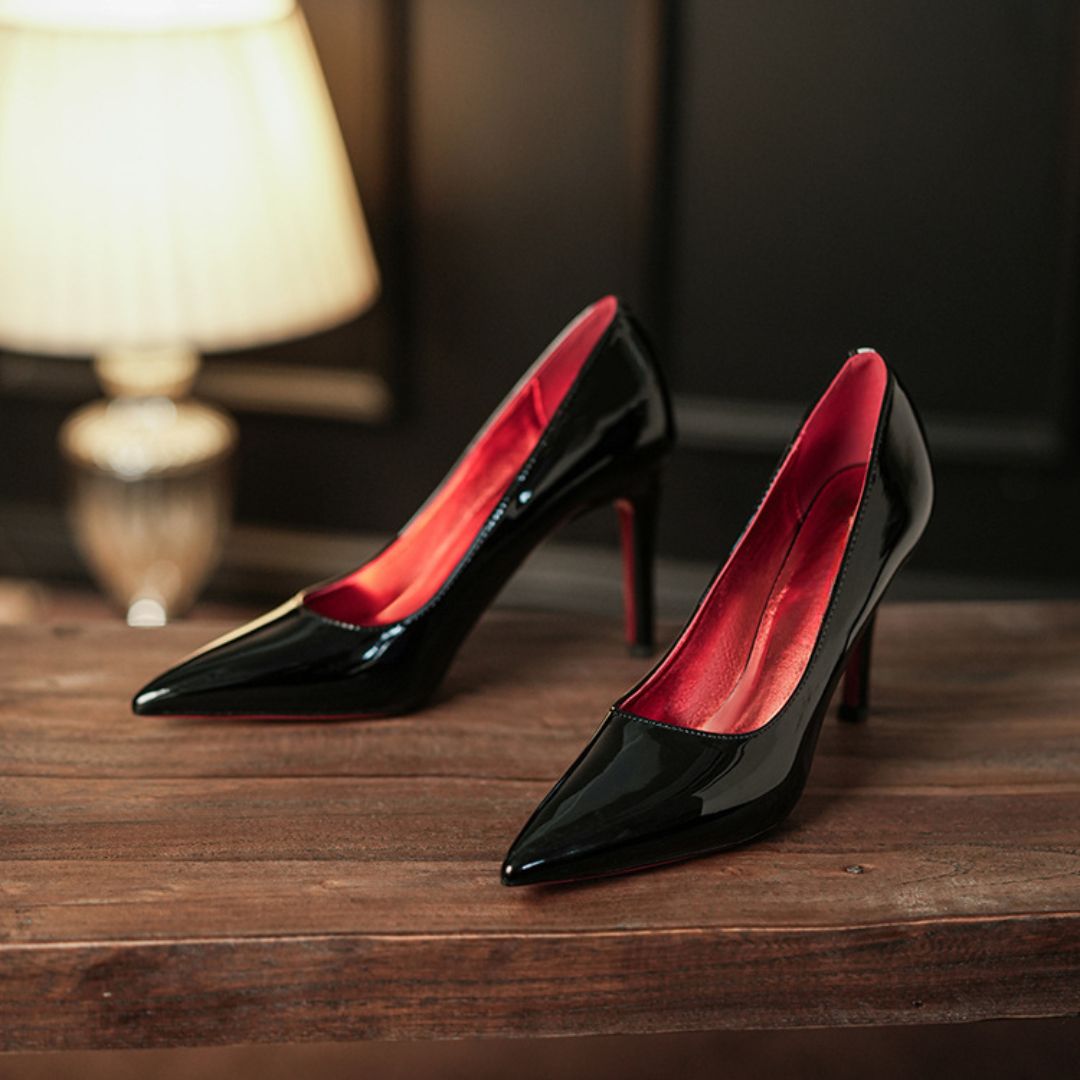 Classic Line — Black Office to Dinner & Formal Evening Heels | Ozzaro