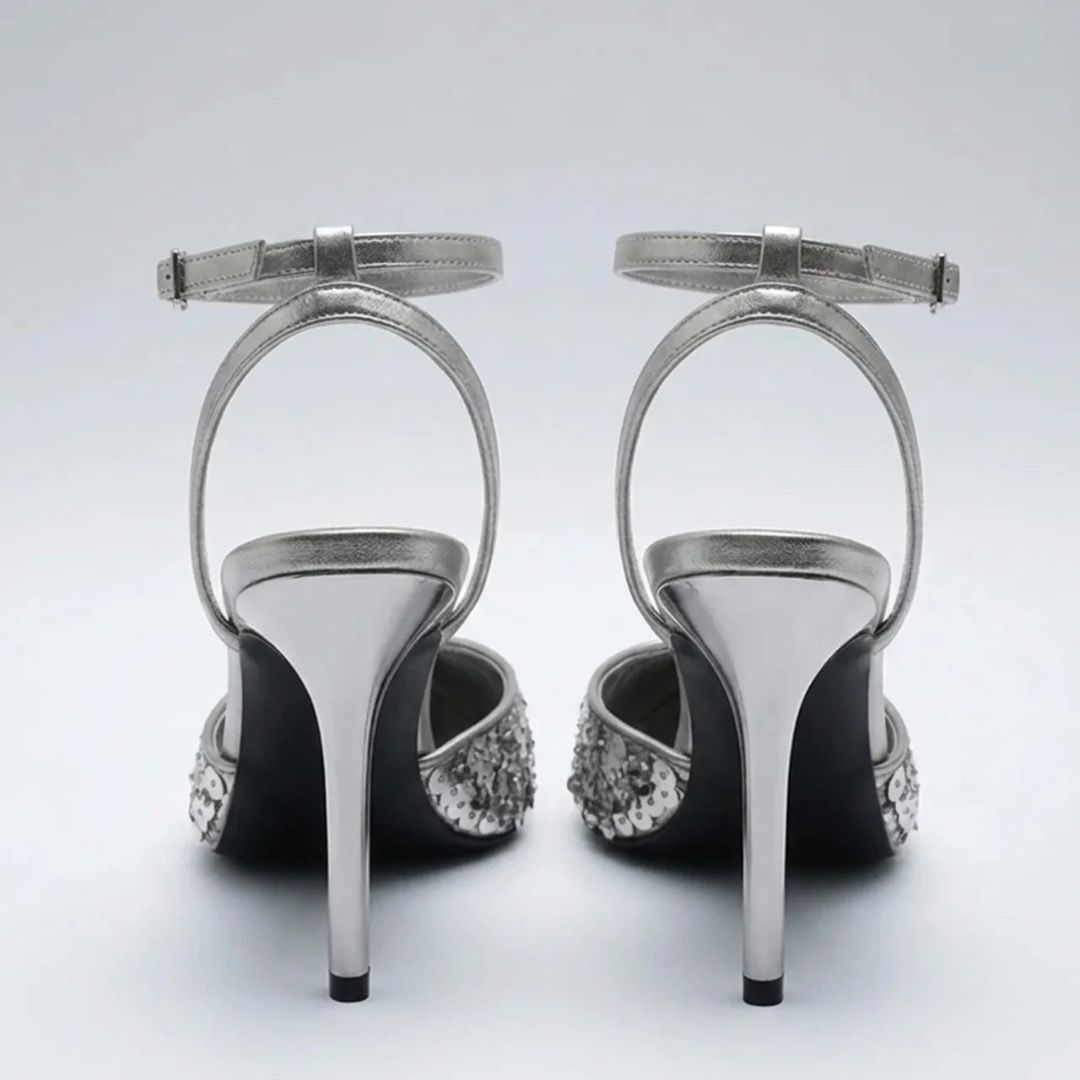Chic Glow - Seqence Studded Party Heel