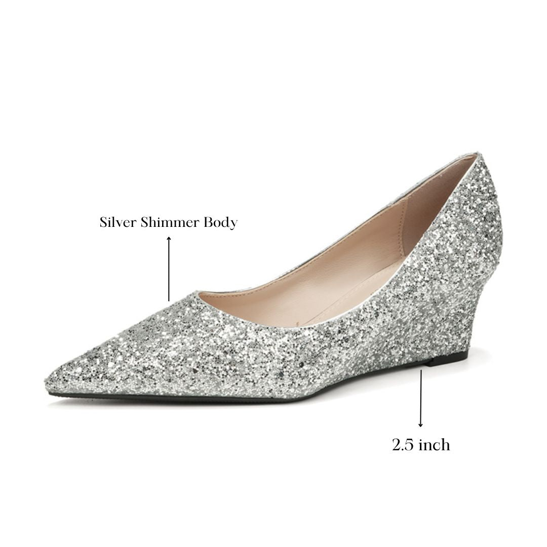 Shubh (Silver) — Bridal & Wedding Heels | Ozzaro