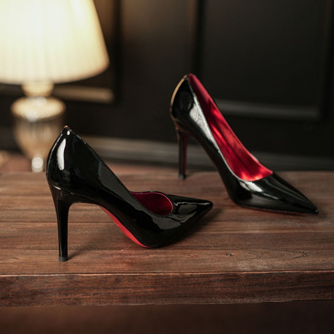 Classic Line — Black Office to Dinner & Formal Evening Heels | Ozzaro
