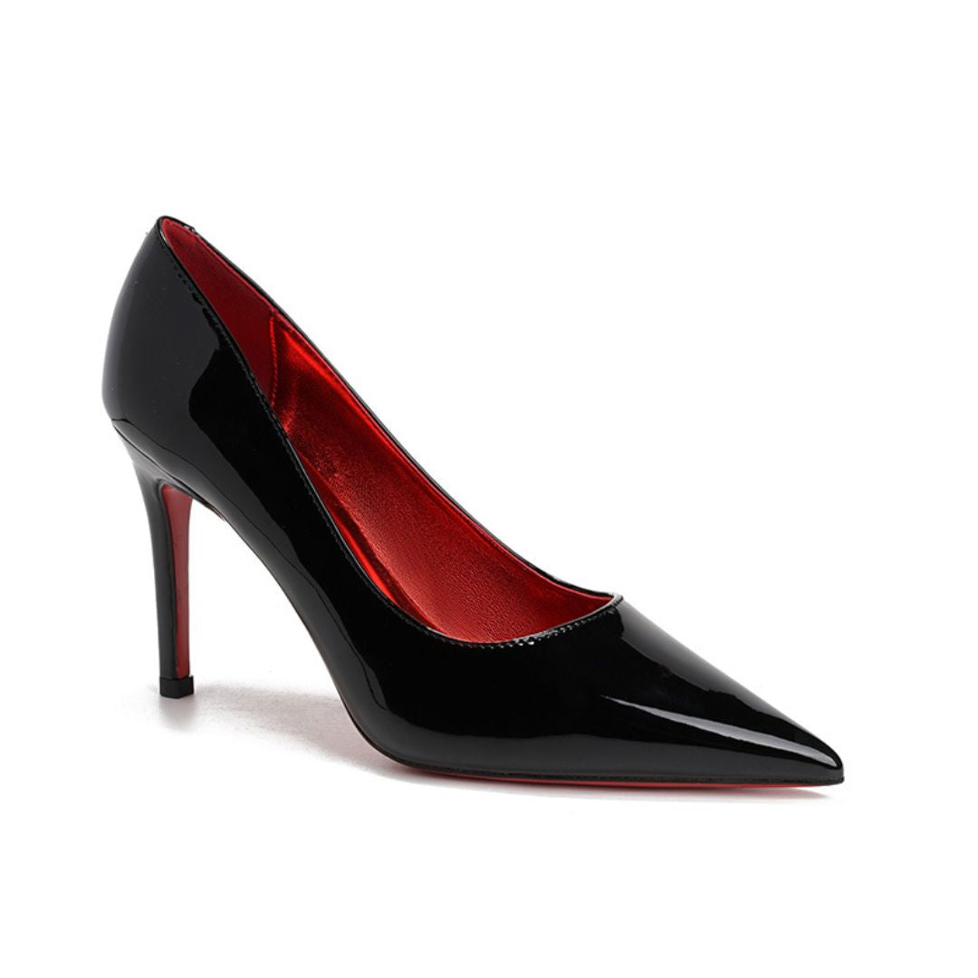 Classic Line — Black Office to Dinner & Formal Evening Heels | Ozzaro