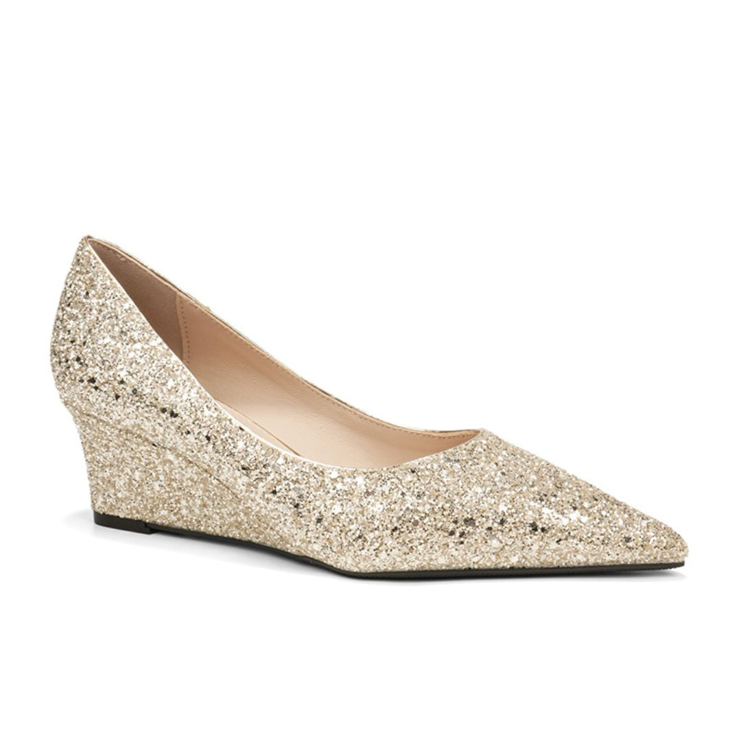 Shubh (Champagne) — Bridal & Wedding Heels | Ozzaro