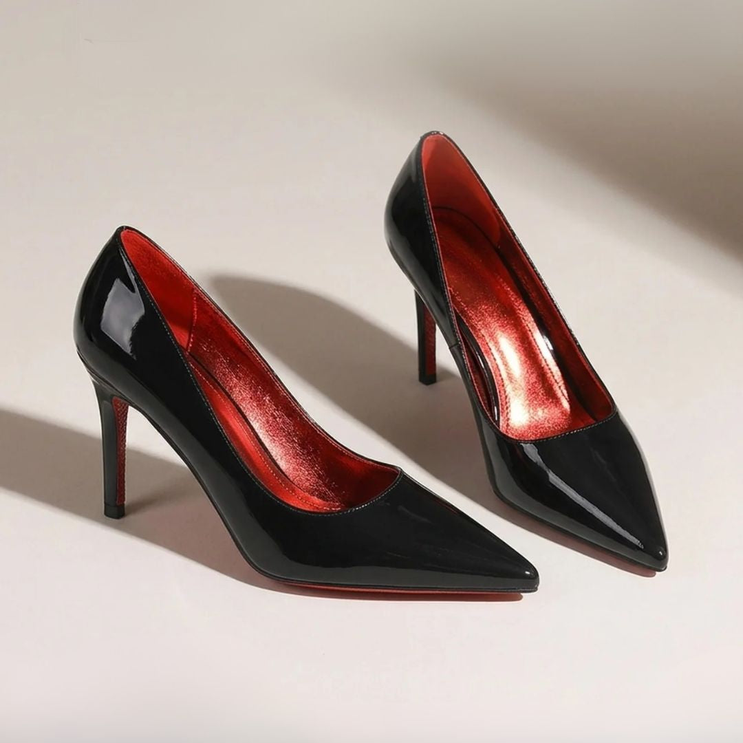 Black Pop — Black Office, Evening & Party Heels | Ozzaro