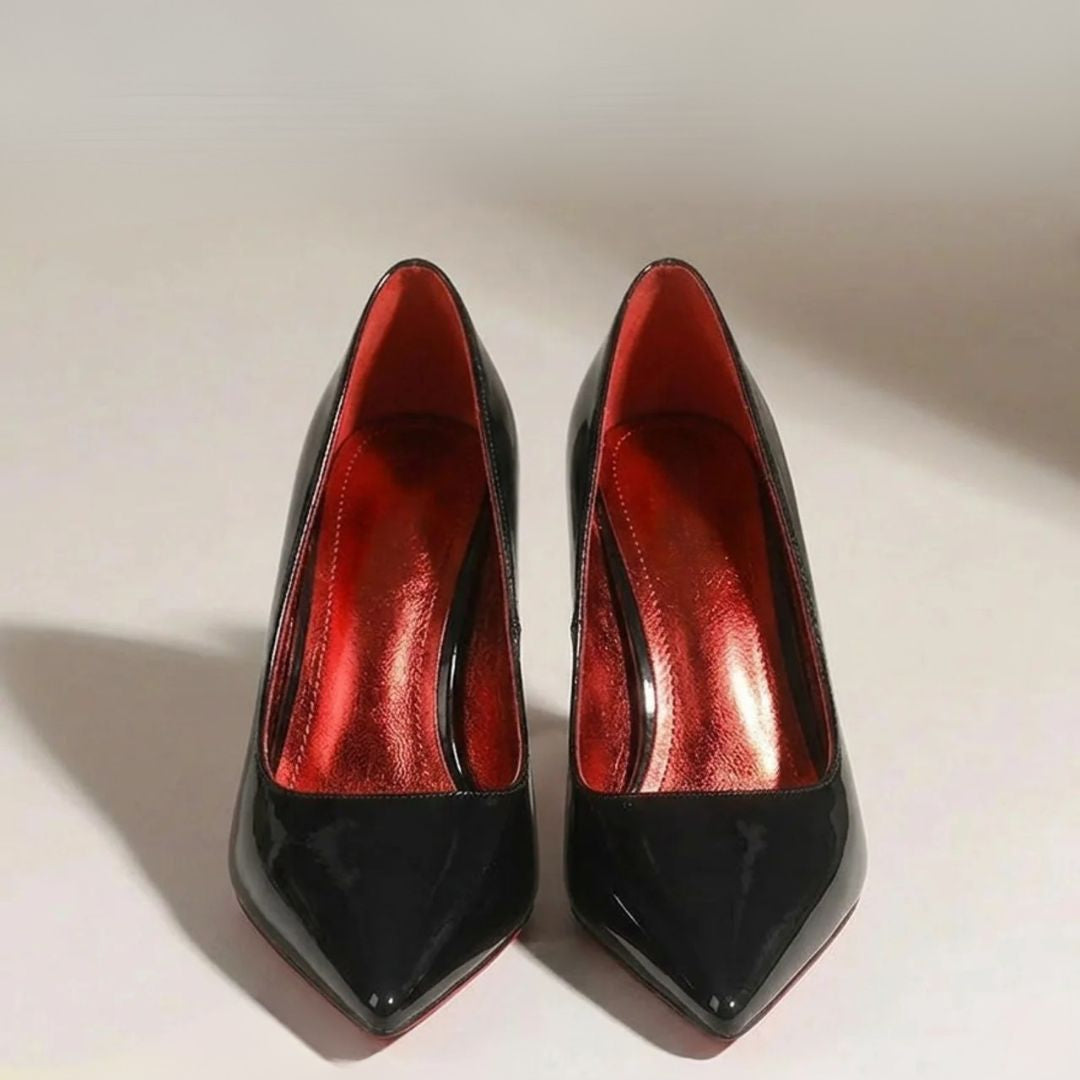 Black Pop — Black Office, Evening & Party Heels | Ozzaro
