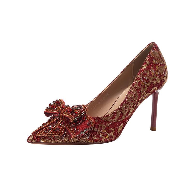 Imperial Garnet Heels