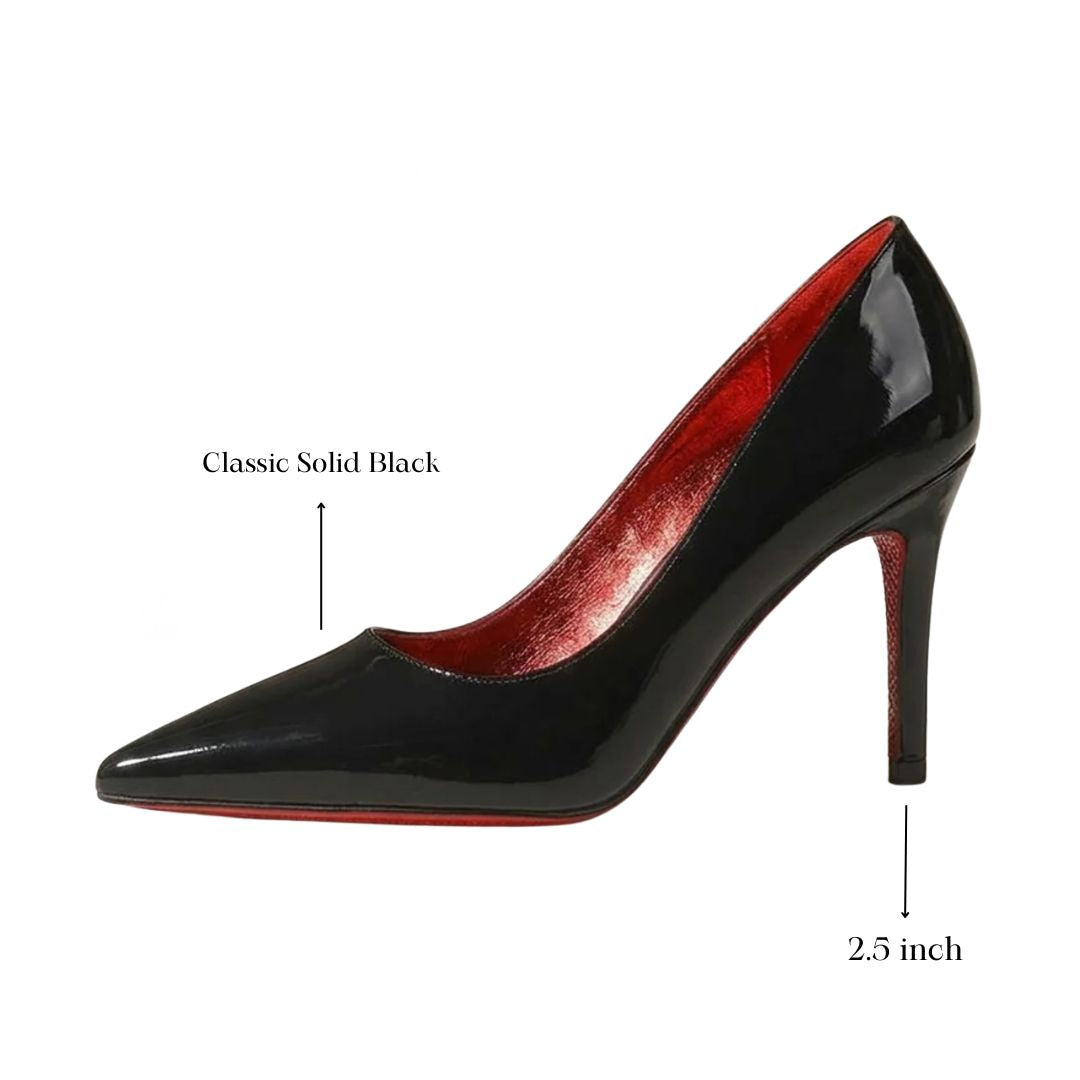 Black Pop — Black Office, Evening & Party Heels | Ozzaro