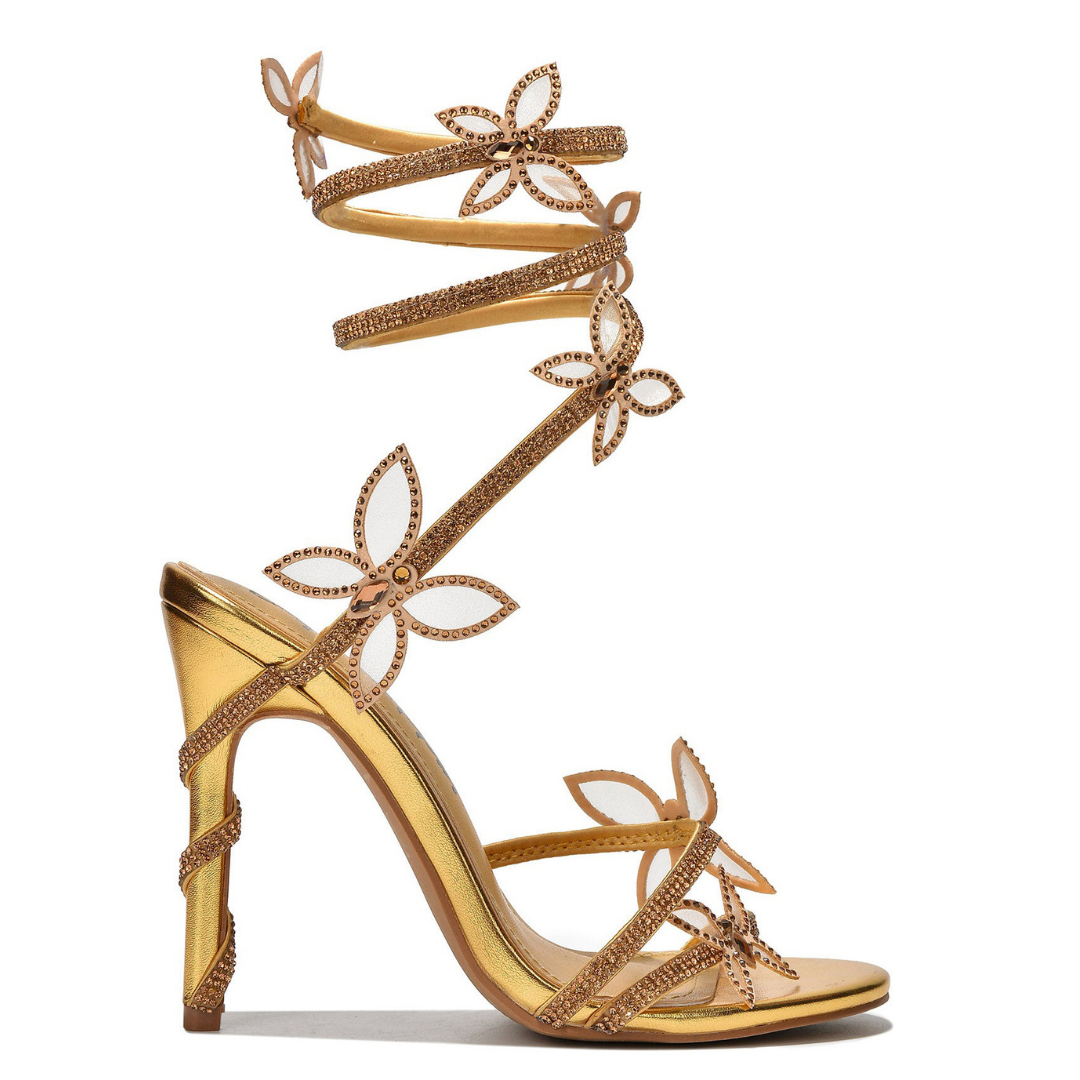 Butterfly Heels (Gold)