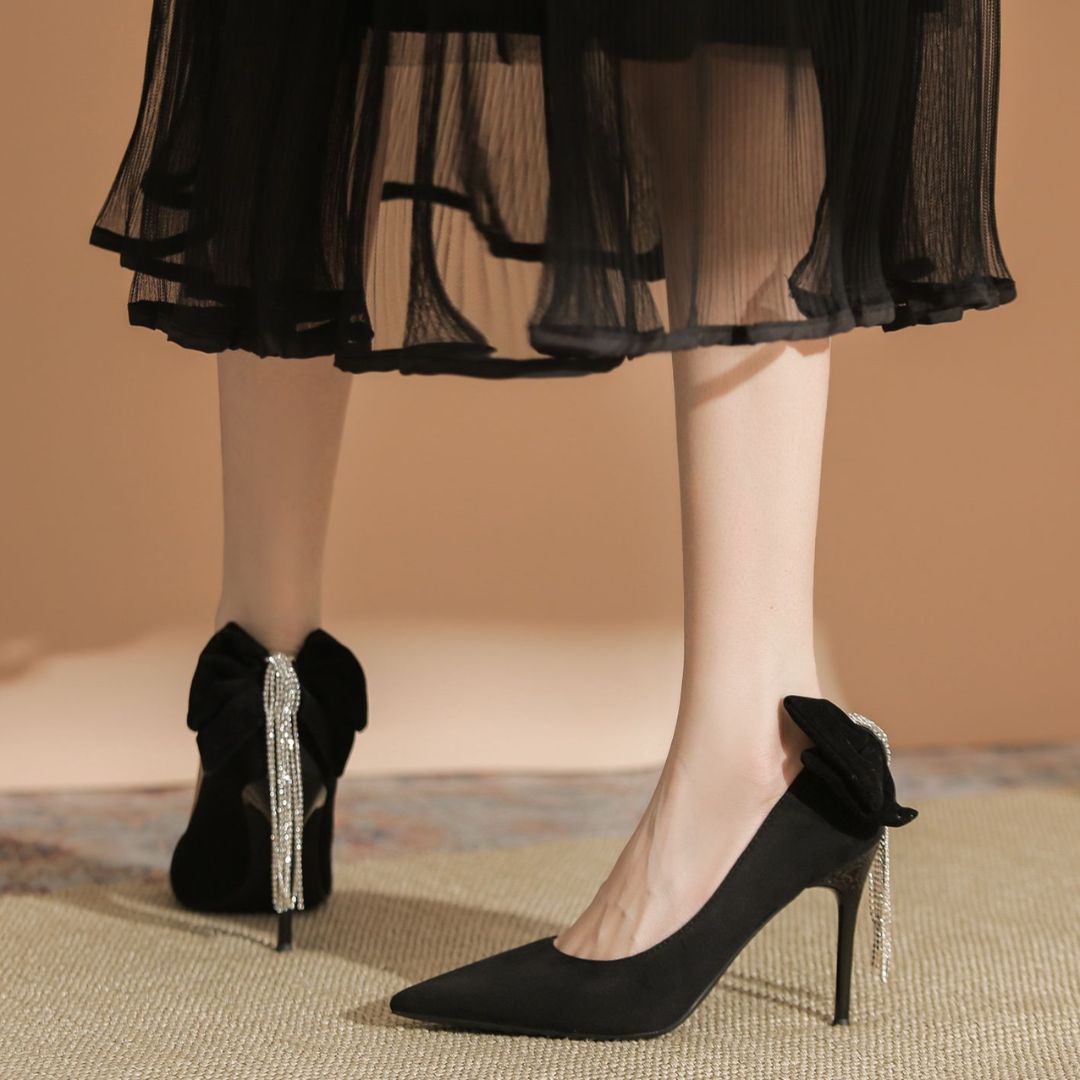 Jashn Bow — Cocktail & Wedding Heels | Ozzaro