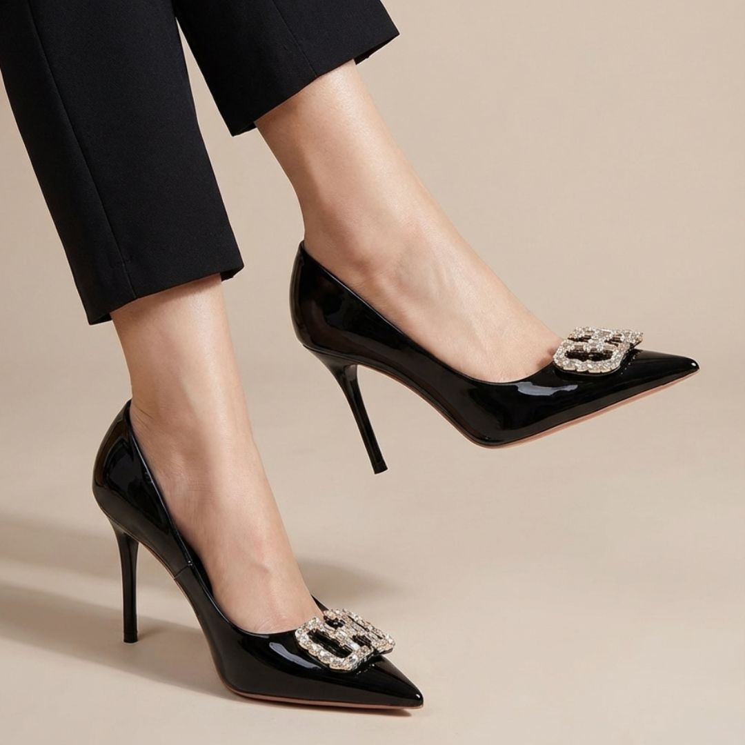 Regal Edge — Cocktail & Evening Party Heels | Ozzaro