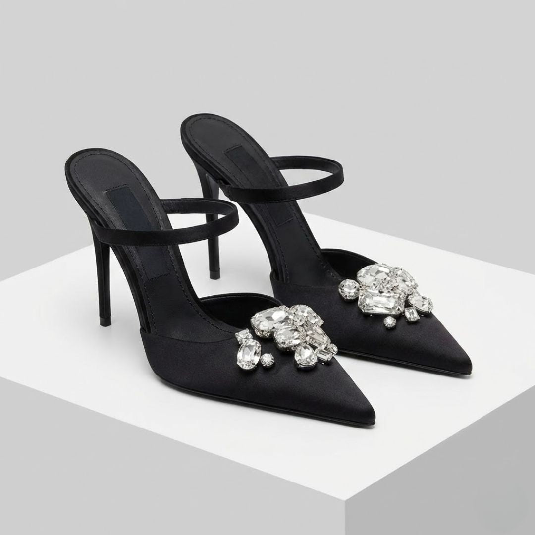 Black high-Party heel