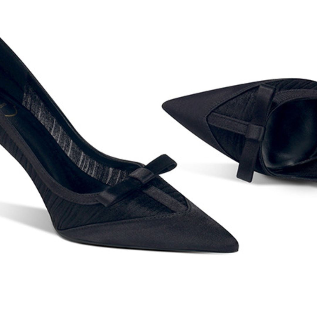 Evening Veil — Black Date Night & Evening Heels | Ozzaro