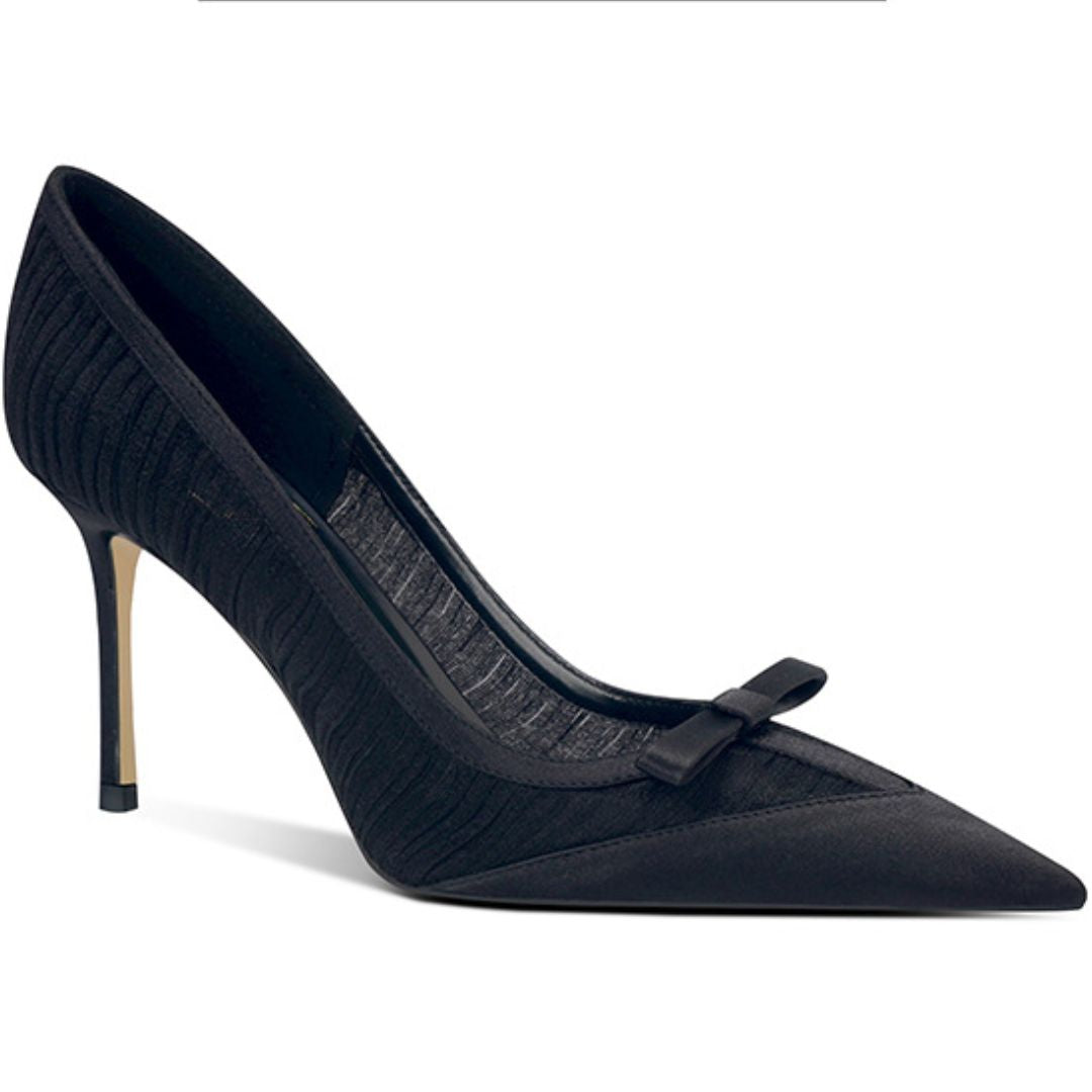 Evening Veil — Black Date Night & Evening Heels | Ozzaro