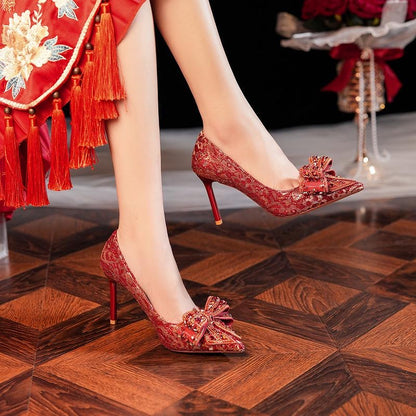 Imperial Garnet Heels