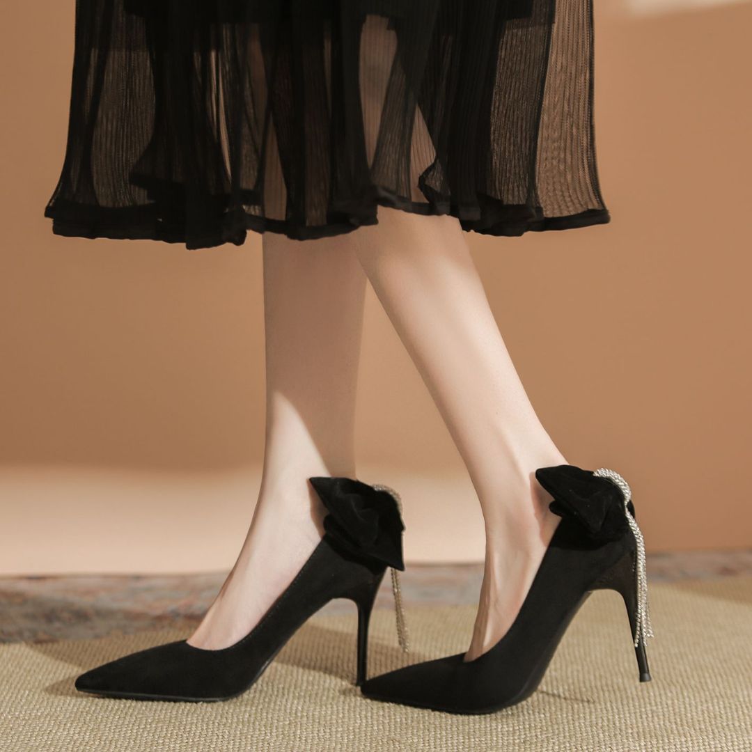 Jashn Bow — Cocktail & Wedding Heels | Ozzaro