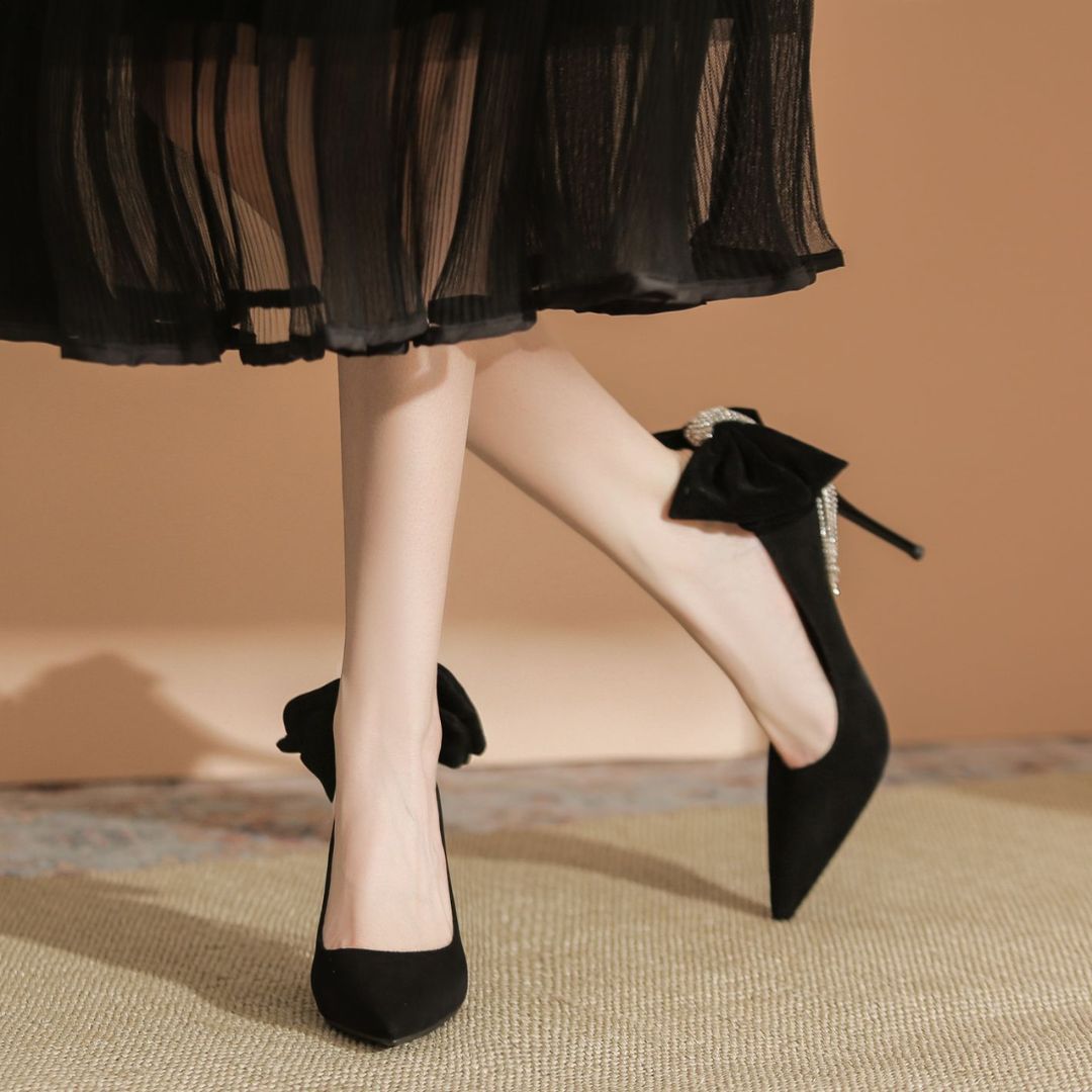 Jashn Bow — Cocktail & Wedding Heels | Ozzaro