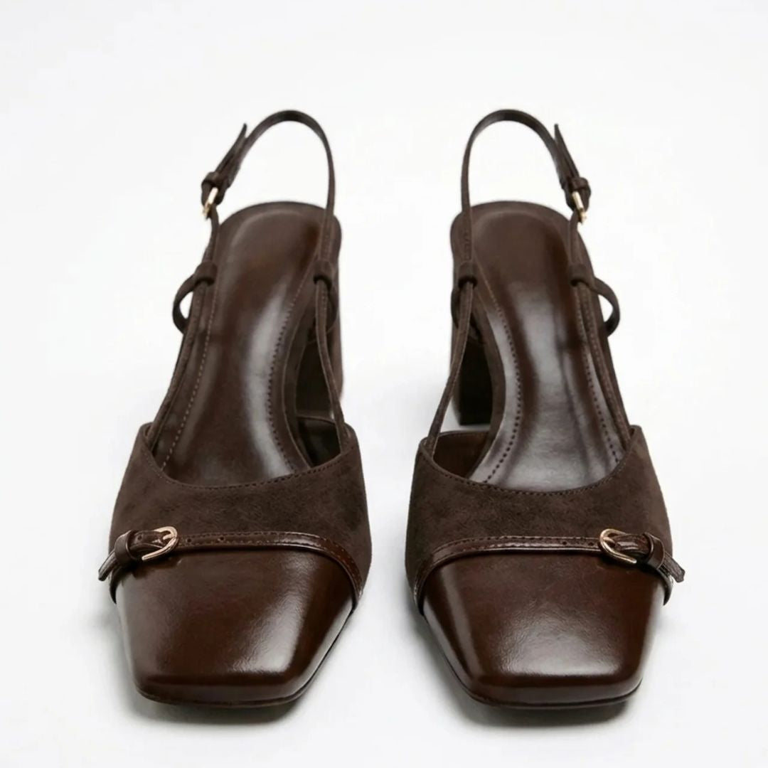 Expresso - Choclate Brown Block Heel