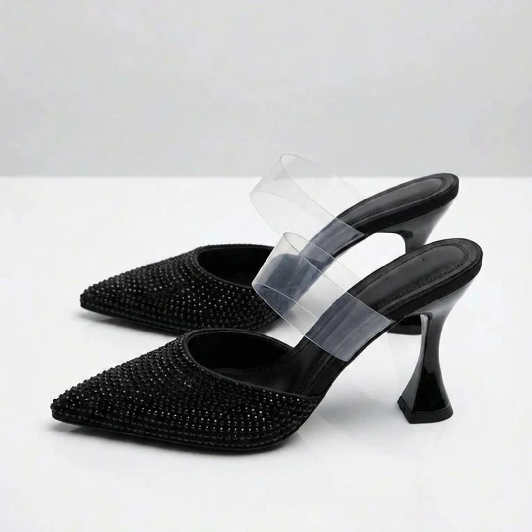 Midnight Dust - Black Party Heel