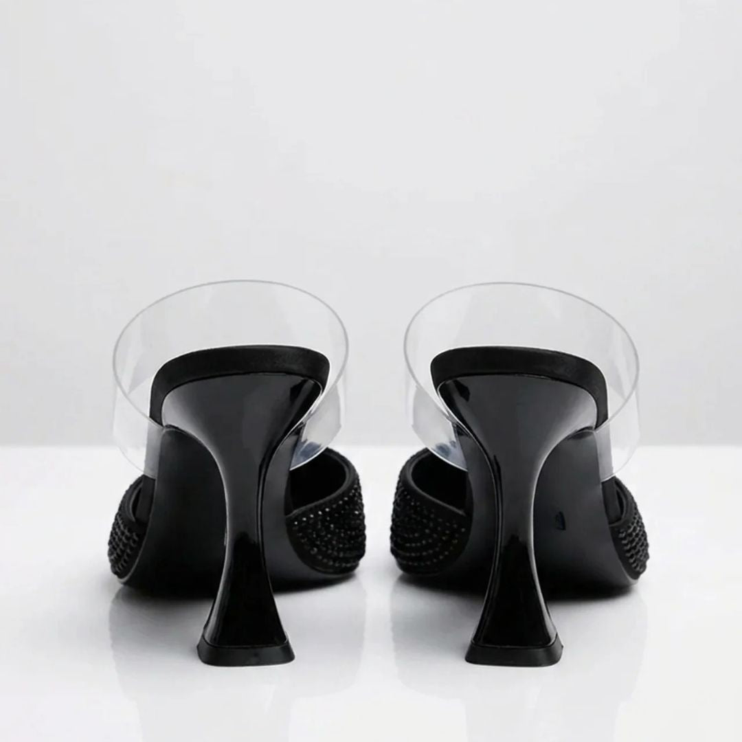 Midnight Dust - Black Party Heel
