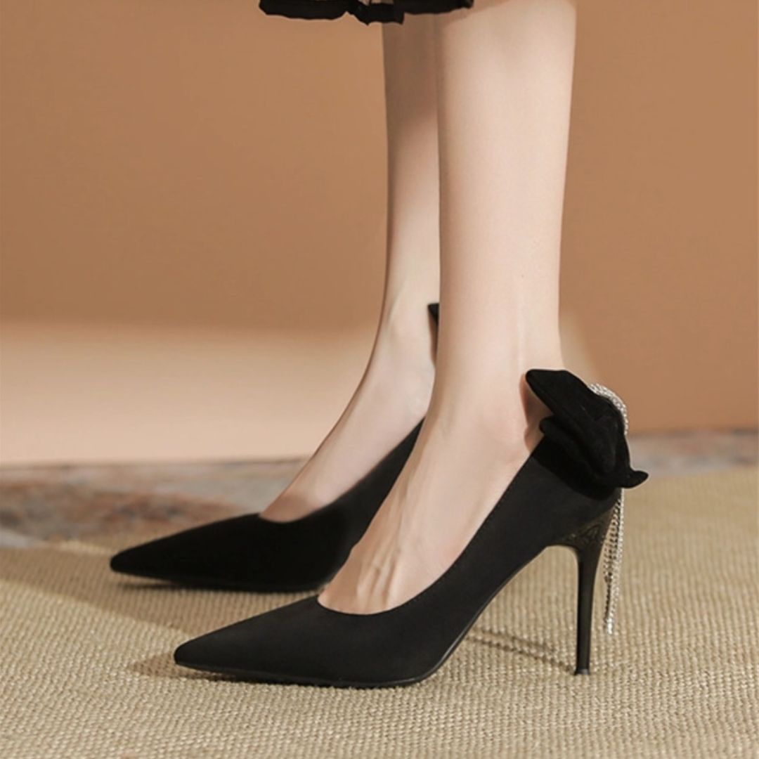 Jashn Bow — Cocktail & Wedding Heels | Ozzaro