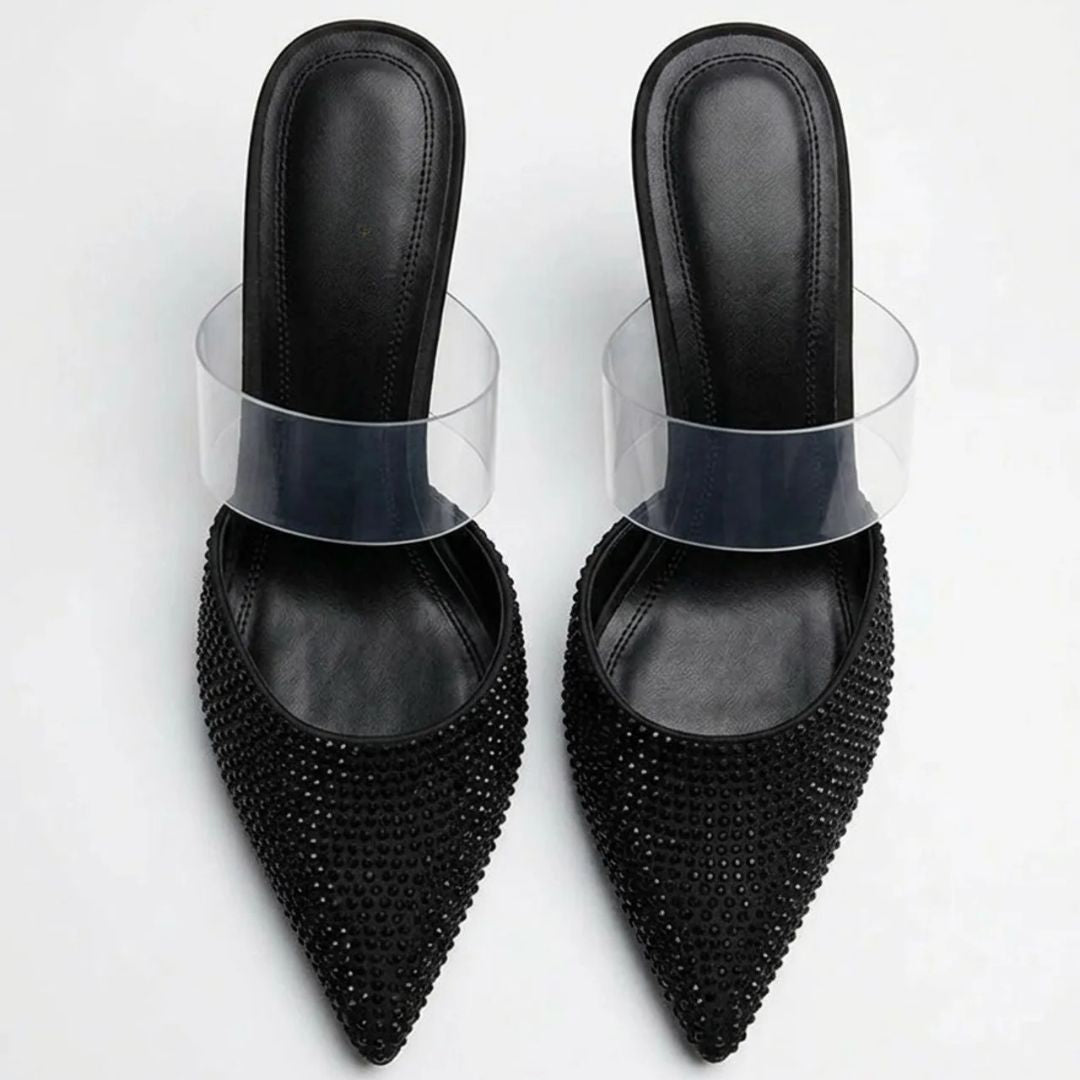 Midnight Dust - Black Party Heel