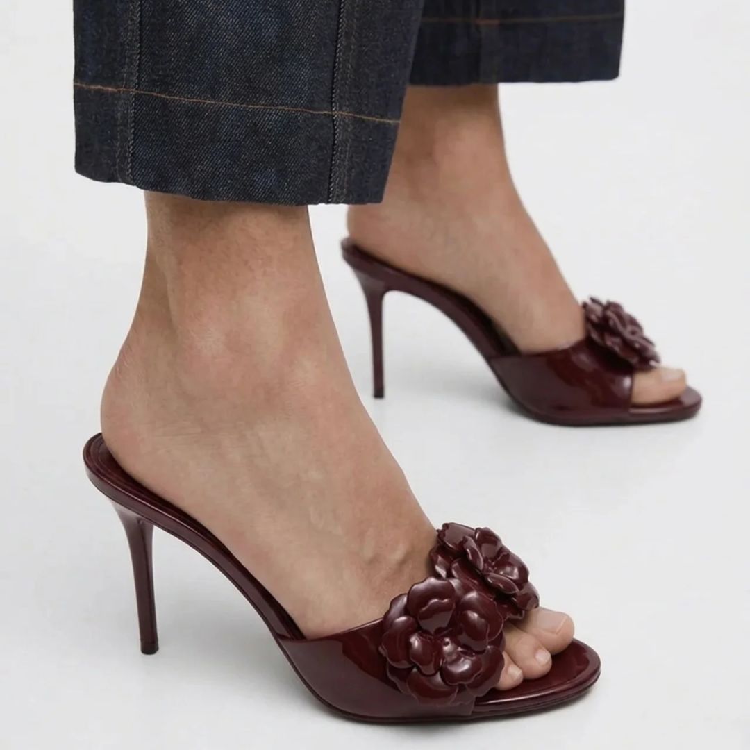 Bloom Petal — Evening & Party Wear Heels | Ozzaro